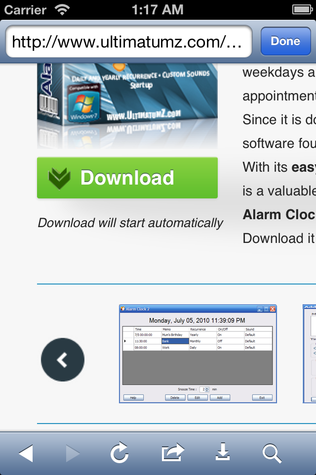 iFile Download Manager iPhone